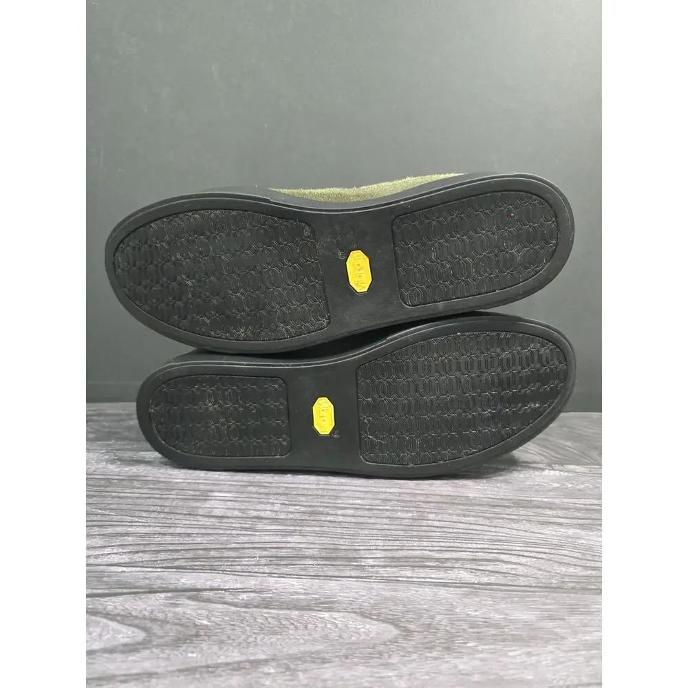 5.11 Tactical Men's 9.5 Norris Ranger Green Suede Sneakers Vibram Soles Mid-Cut